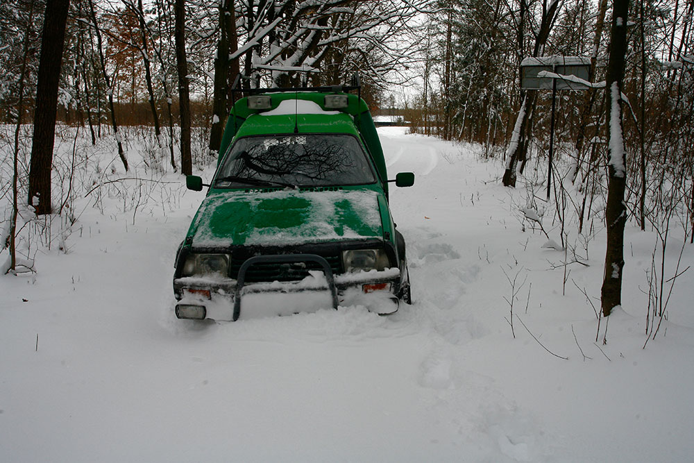 Zima na Polesiu, marzec 2018